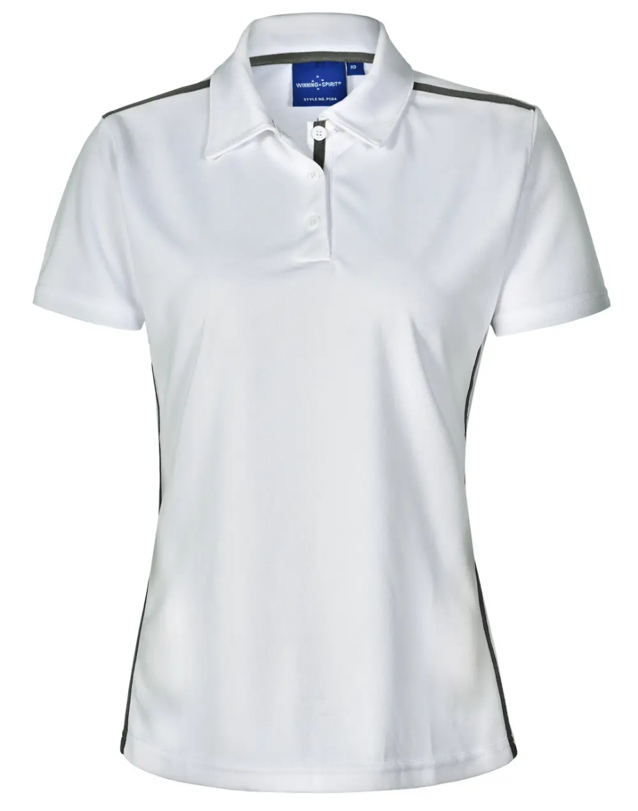 Picture of Winning Spirit, Ladies Rapid Cool S/S Contrast Polo